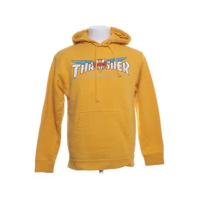 Huvtröja (Gul) från Thrasher Bomull, Polyester