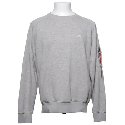 Collegetröja (Grå) från Alpha Industries Bomull, Polyester