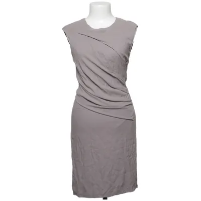 Kjole (Grå) fra Helmut Lang Polyester, Silke, Viscose