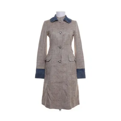 Jas (Beige) van Dolce & Gabbana Katoen, Cupro, Linnen, Zijde, Viscose