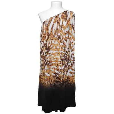 Dress (Brown, White, Black) from Just Cavalli Elastane, Silk, Viscose