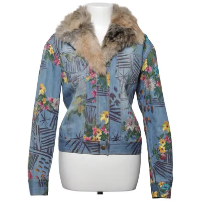 Veste en jean (Bleu, Multicolore) de Kenzo Jeans Acétate, Coton, Viscose