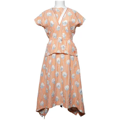 Robe (Orange, Blanc, Bleu) de Kenzo Acétate, Polyamide, Viscose
