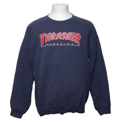 Collegetröja (Blå) från Thrasher Bomull, Polyester
