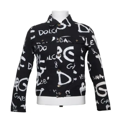 Spijkerjas (Zwart, Wit) van Dolce & Gabbana Katoen, Polyester
