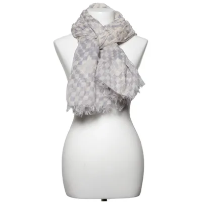 Scarf (Blue, White) from Louis Vuitton Cashmere, Silk