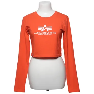 Crop top (Oranje) van Alpha Industries