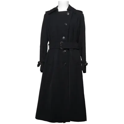 Trench-coat (Noir) de Burberry Laine, Viscose