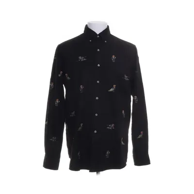 Buttondownskjorte (Sort, Flerfarvet) fra Ralph Lauren Bomuld, Polyester