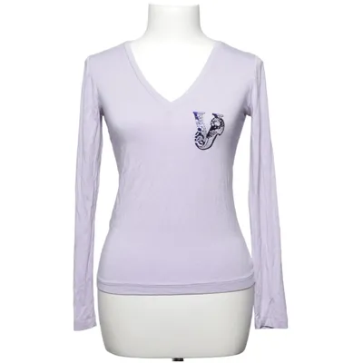 Langærmet t-shirt (Lilla) fra Versace Jeans