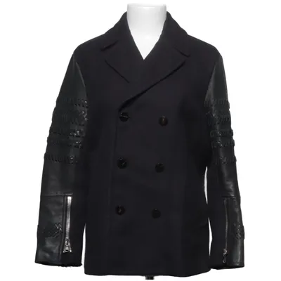 Erwt jas (Zwart) van 3.1 Phillip Lim Katoen, Leer, Polyamide, Viscose, Wol