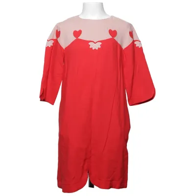 Robe (Rouge, Beige) de Stella McCartney Kids Coton, Viscose