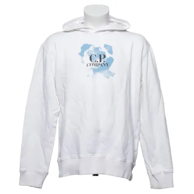Sweat à capuche (Blanc) de C.P. Company Coton, Élasthane