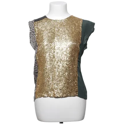 Top (Goud, Zwart, Meerkleurig) van Dries van Noten Zijde