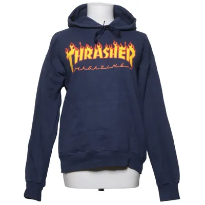 Hoodie (Blue) from Thrasher Cotton, Polyester