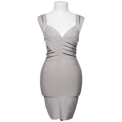 Robe de cocktail (Beige) de Herve Leger Élasthane, Nylon, Viscose