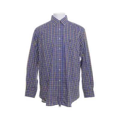 Overhemd (Blauw, Geel, Meerkleurig) van Yves Saint Laurent Katoen
