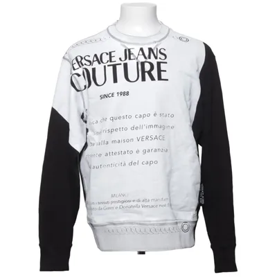 Collegetröja (Svart, Vit) från Versace Jeans Couture Bomull
