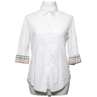 Chemise (Blanc) de Burberry Coton, Élasthane