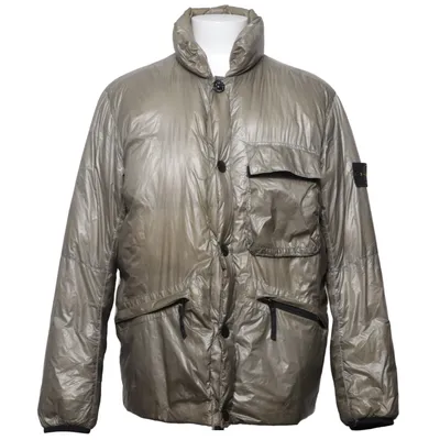Down jacket (Green) from Stone Island Polyamide, Polyurethane