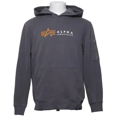 Hoodie (Gray) from Alpha Industries Cotton, Polyester