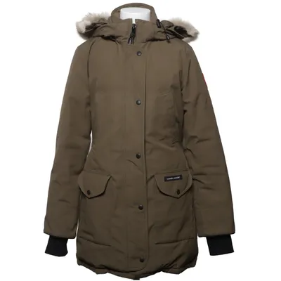 Doudoune (Vert) de Canada Goose Coton, Duvet, Fourrure, Nylon, Polyester
