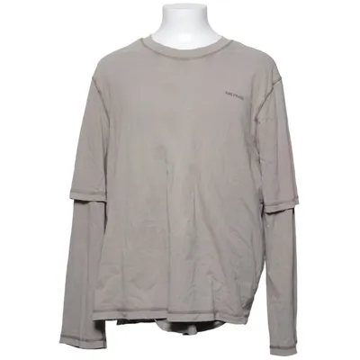 Lange mouwen shirt (Grijs) van AMI Katoen, Elastaan