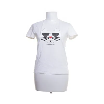 T-shirt (Vit) från Karl Lagerfeld Ekologisk bomull, Elastan
