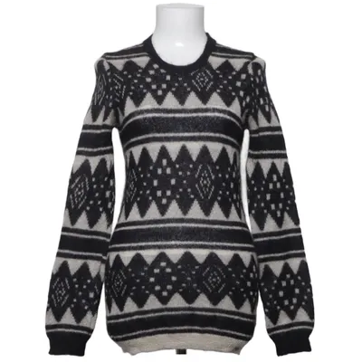 Strickpullover (Schwarz, Weiß) von Isabel Marant Étoile Mohair, Polyamid, Wolle