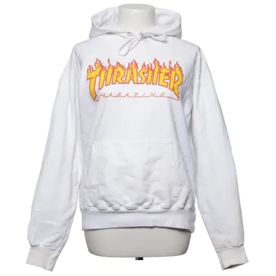 Kapuzenpullover (Weiß) von Thrasher Baumwolle, Polyester