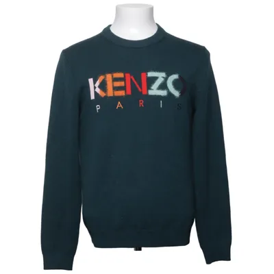 Pull-over (Vert, Multicolore) de Kenzo Polyamide, Laine