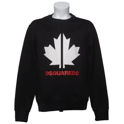 Sweatshirt (Black, White, Red) from Dsquared2 Cotton, Polyester
