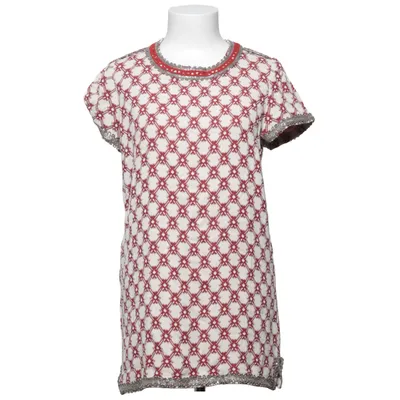 Tunic (White, Red) from Isabel Marant Acetate, Metallic fiber