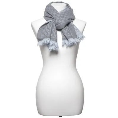 Scarf (Gray, Blue) from Gucci