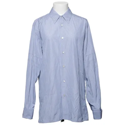 Shirt (Blue, White) from Maison Margiela Cotton