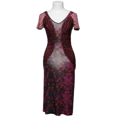 Kleid (Schwarz, Pink, Rot) von Just Cavalli Elasthan, Viskose