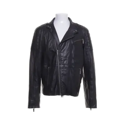 Bikerjacka (Svart) från Calvin Klein Jeans Bomull, Polyester, Skinn
