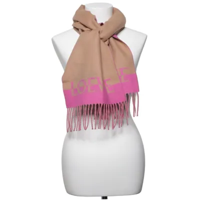 Halsduk (Rosa, Beige) från Loewe Kashmir, Ull