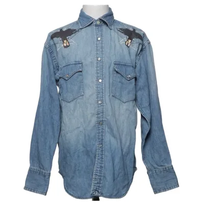 Denim blouse (Blauw) van Polo Ralph Lauren Katoen