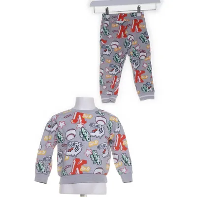 Mjukisset (Grå, Flerfärgad) från Kenzo Kids Bomull, Elastan