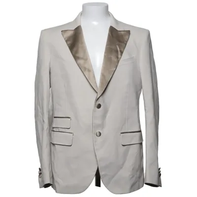 Smoking blazer (Beige) van Neil Barrett Katoen, Elastaan, Polyamide, Zijde, Viscose