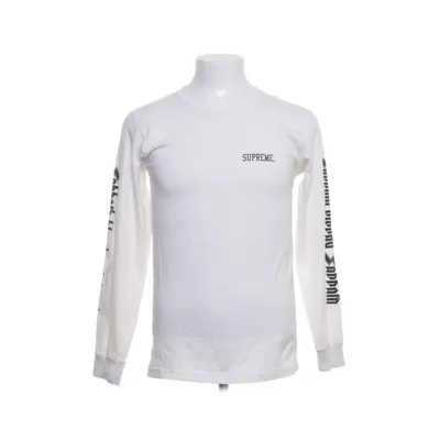 Lange mouwen shirt (Wit) van Supreme Katoen