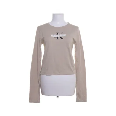 Lange mouwen shirt (Beige) van Calvin Klein Jeans Katoen