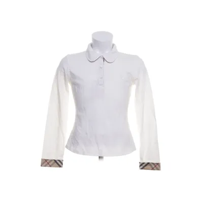 Rugby shirt (Wit) van Burberry Katoen, Elastaan