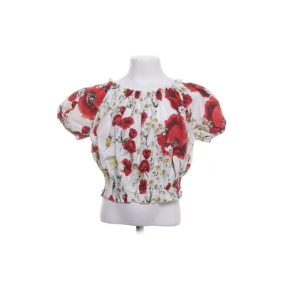 Crop top (Wit, Meerkleurig) van Dolce & Gabbana Katoen
