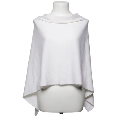 Poncho (Hvid) fra Sibin Linnebjerg Merinould