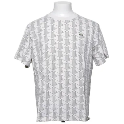 T-shirt (Vit, Grön) från Lacoste Live Bomull, Elastan
