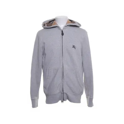 Hoodie (Gray) from Burberry Cotton, Polyester, Leather