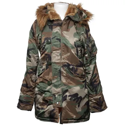 Parka (Groen, Bruin, Zwart) van Alpha Industries Acryl, Polyamide, Polyester
