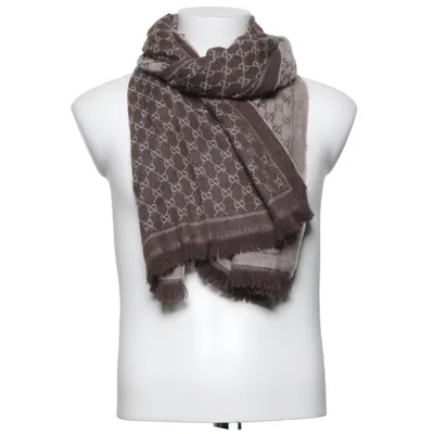 Halstørklæde (Brun, Beige) fra Gucci